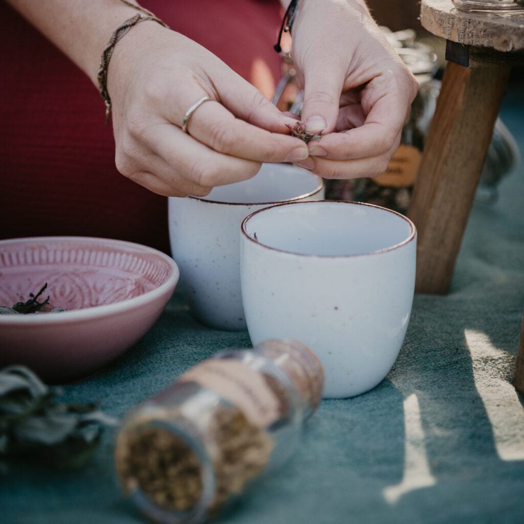 naturkräuter kosmetik workshop spaziergang Waldunwind yoga und naturkräuter bayerischer wald niederbayern bei Passsau